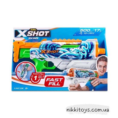 X-Shot Водный бластер Fast FIill Sins HYPERLOAD Waves, 11854A