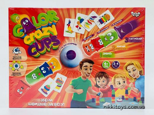 Розвиваюча IQ Гра "Color Crazy Cups" CCC-01-01