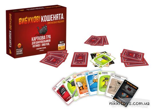 Настольная игра Взрывные котята: Оригинальное издание (Exploding Kittens: Original)