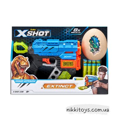 Быстрострельный бластер X-Shot Dino Extinct New 4870R