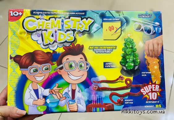 Набір для проведення дослідів Chemistry Kids СНК-01-04U 3 вида