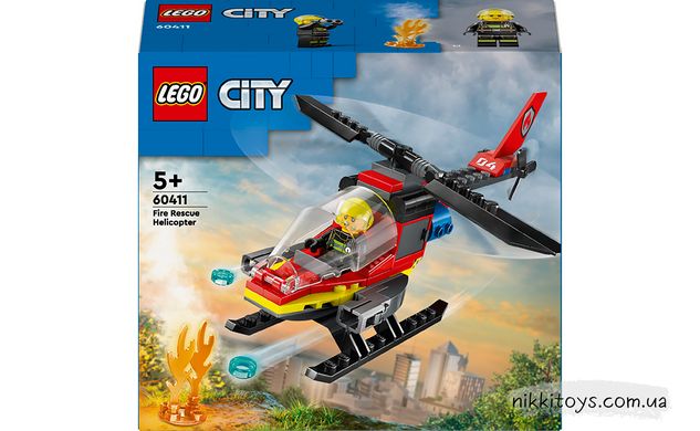 LEGO City Пожарный спасательный вертолет 60411