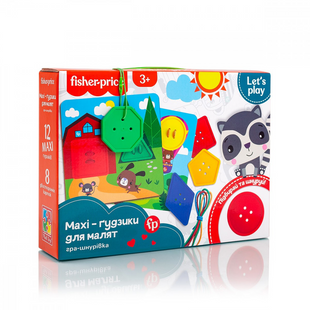Гра-шнурівка &laquo;Fisher-Price. Maxi-ґудзики&raquo; VT 2905-22