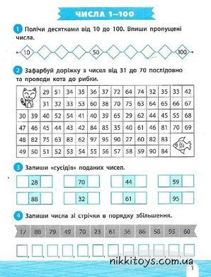 Тренажер-навчалочка. Математика. Українська мова. 2 клас