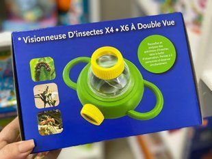 Контейнер для комах Edu-Toys зі збільшувальним склом 4x 6x