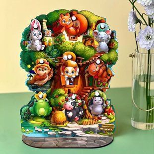 Развивающая деревянная игра &laquo;Волшебное дерево: учим предлоги&raquo; ПСФ030