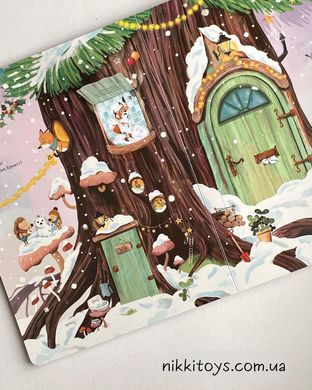 Книга с окошками! "Різдво у Великому дереві" Мішлен С