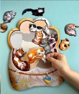 Пазл "Котики-муркотики" ПСФ 133