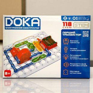 Конструктор електронний Doka 118 схем