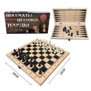 Шахи "3в1", шашки, нарди W 7782