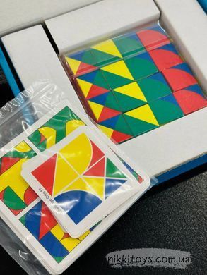 Деревянная Логическая игра Сложи Узор