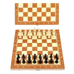 Шахматы деревянные 35 см "3 в 1" из натурального дерева, 35*17*5см 623А