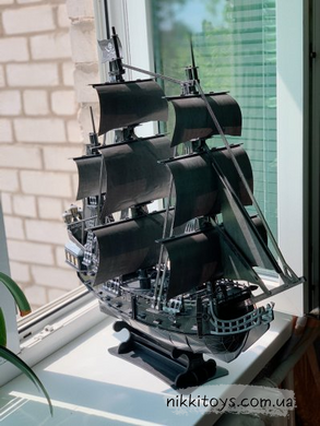 Тривимірний пазл CubicFun Корабель Чорної Бороди Помста королеви Анни (T 4018h)