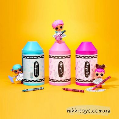 Игровой набор с куклой L.O.L. Surprise! серии Crayola – Цветнашки 505273