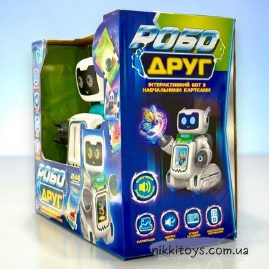 Робот-картридер на радиоуправлении &laquo;РобоДруг&raquo; &laquo;WToys&raquo;, на украинском языке, 123 карточки, 246 изображений