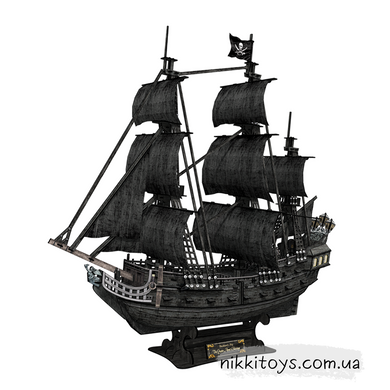 Тривимірний пазл CubicFun Корабель Чорної Бороди Помста королеви Анни (T 4018h)