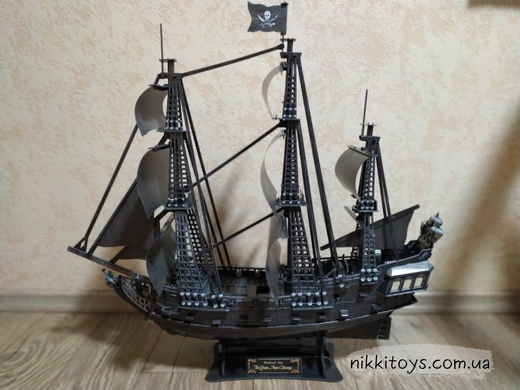 Трехмерный пазл CubicFun Корабль Черной Бороды Месть королевы Анны (T 4018h)