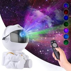 Лазерний нічник-проектор зоряного неба "Астронавт" 13 см, пульт (не муз.) 8981