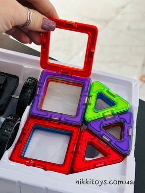 Конструктор магнитный IBLOCK 16дет., 26,5*7,2*18,3см